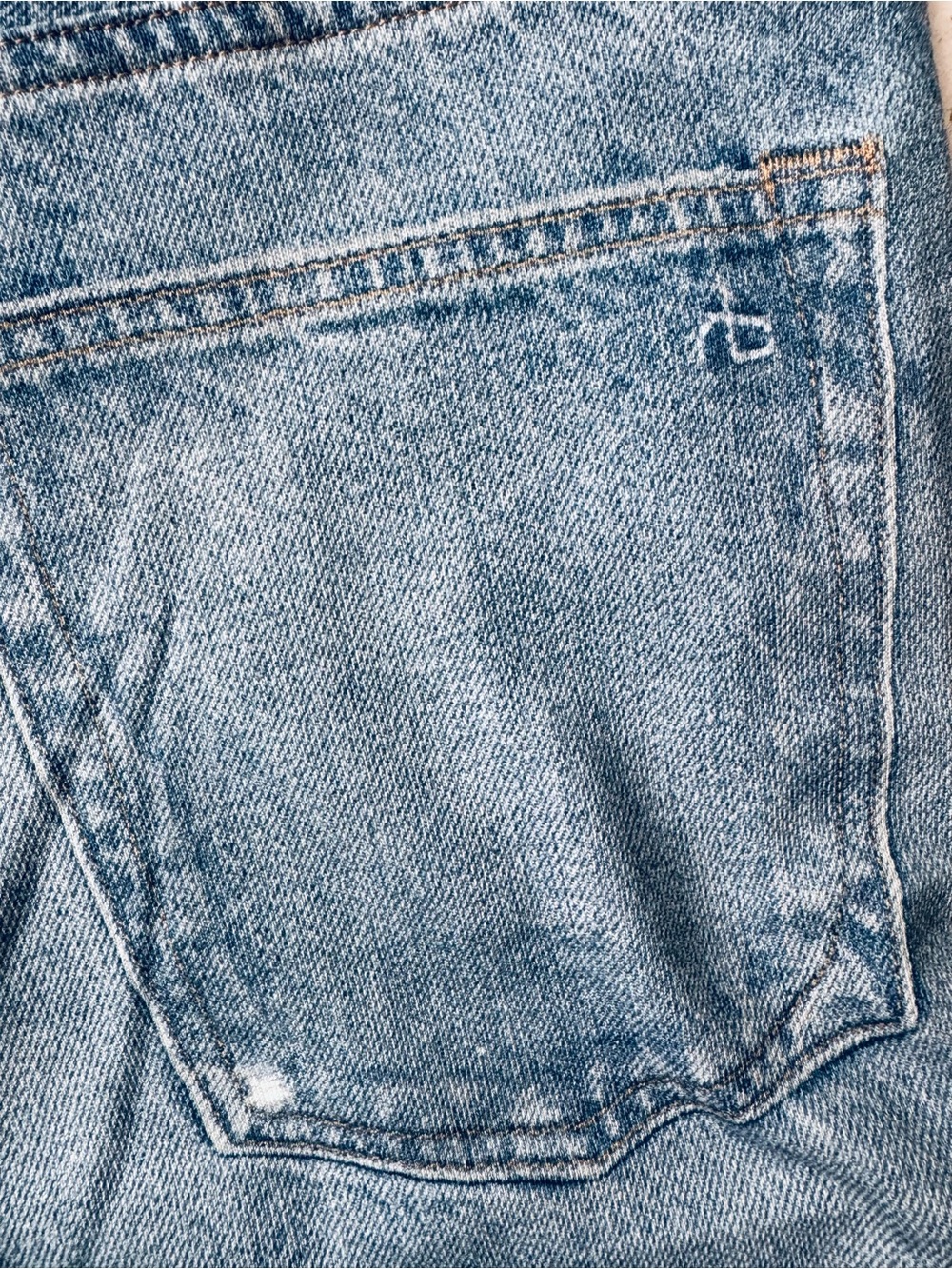 Rag & Bone Miramar Terry Sophe Wide Leg High-Rise Blue Women's Jeans size 25 - Picture 13 of 15